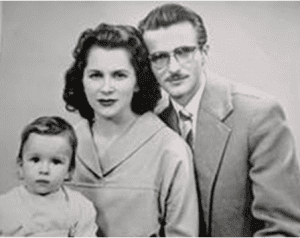 family black and white